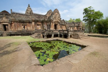 kum taş kale phanomrung Tarih Parkı kale buriram ili, Tayland. dinî yapılar antik khmer sanat tarafından oluşturulmuş.