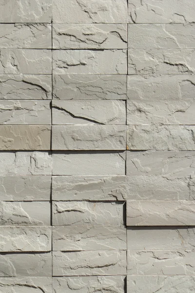 Stenen muur met cement — Stockfoto