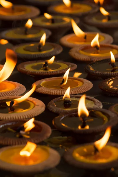 Burning candles — Stock Photo, Image