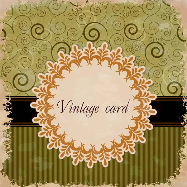 Carte vintage — Image vectorielle