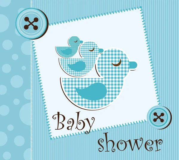 Baby shower - chłopiec — Wektor stockowy