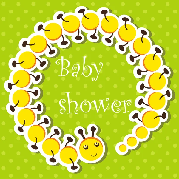 Baby shower - ragazza — Vettoriale Stock