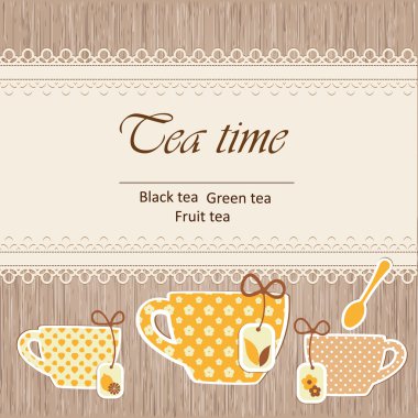 Cafe menü şablonun