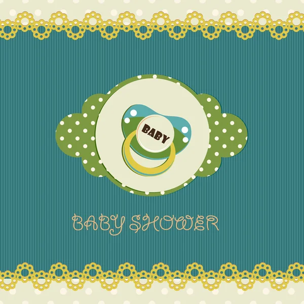 Baby shower kort — Stock vektor