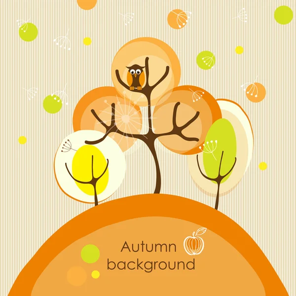 Autumn background — Stock Vector