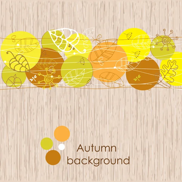 Autumn background — Stock Vector