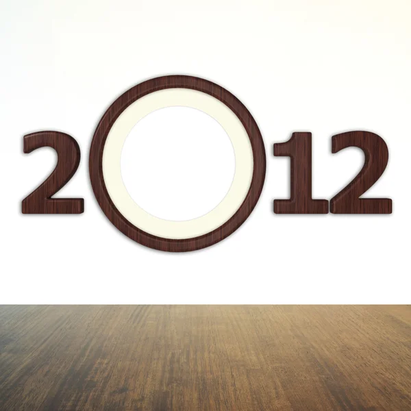 Background and frame 2012 with path — Stock Photo, Image