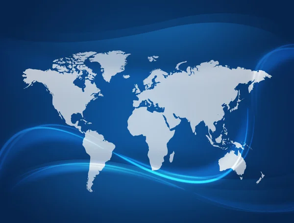 Global background.connected wereld communicatieconcept. — Stockfoto