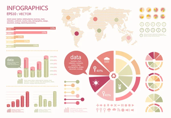 Wektor infograficzny — Wektor stockowy