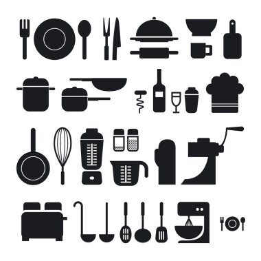 mutfak aracı Icons collection-ebilmek var olmak kullanılmış için Infographics
