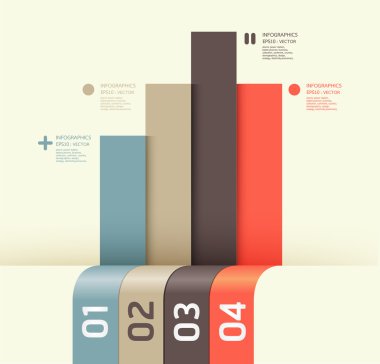 modern tasarım şablonu yumuşak renkli,-ebilmek var olmak kullanılmış için Infographic