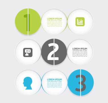 Modern tasarım minimal biçim bilgi şablonu