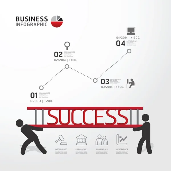 Бизнес-графика — стоковый вектор