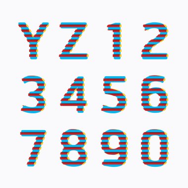 alfabe modern kağıt hattı