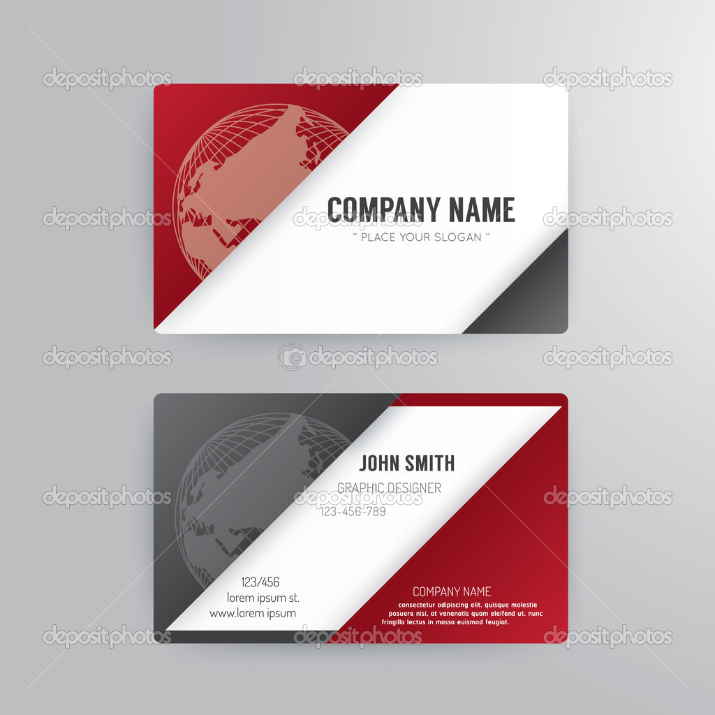 Business card template