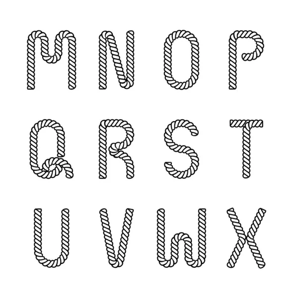100,000 Rope font Vector Images | Depositphotos