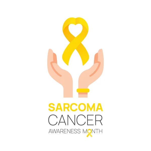 Sarcoma Cancer Bone Awareness Month Concept Observed Every July Month — Stock vektor