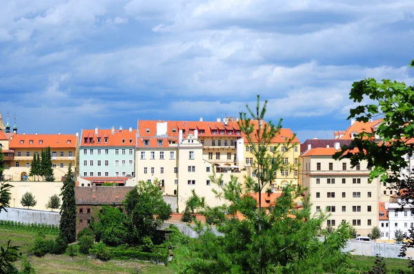 Widok Pragi małe boczne — Zdjęcie stockowe