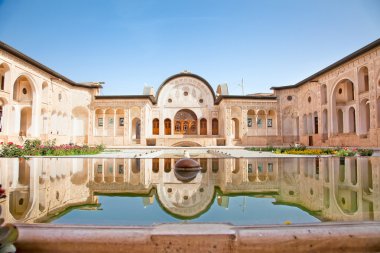 muhteşem khan-e tabatabei tarihi bir ev,: kashan, Iran