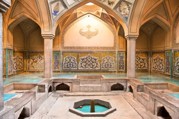 Hamam-e ali Adnan ağa tarihi Hamamı, İsfahan, iran — Stok fotoğraf