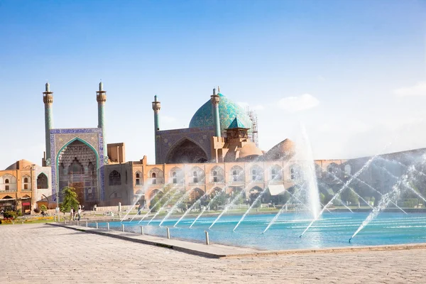 Mesquita Jame Abbasi na Praça Naqsh-i Jahan, Esfahan — Fotografia de Stock