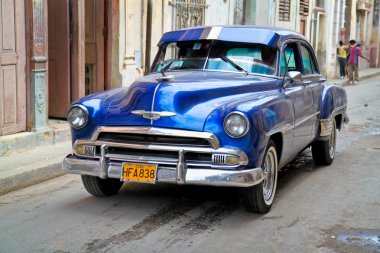 Klasik oldsmobile Havana. Küba,