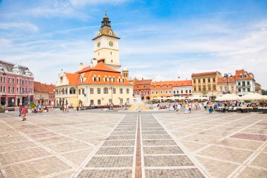 The Council Square in Brasov, Romania.