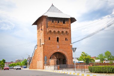kapı poartal dönüm noktası targoviste, Romanya.