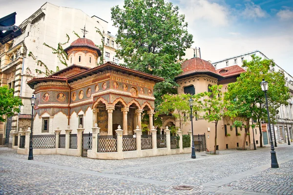 St. michael och gabriel kyrka i Bukarest, Rumänien. — Stockfoto