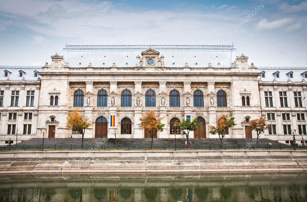 Justice Palace in old town in Bucharest, Romania