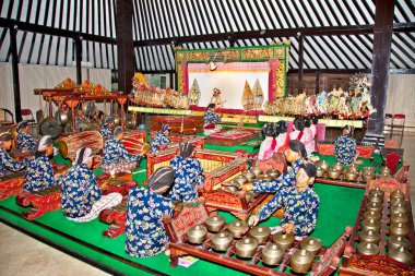 yogyakarta içinde wayang kulit Java, Endonezya.