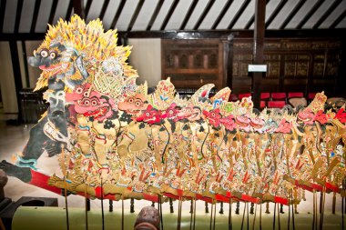 wayang kulit sonobudoyo, yogyakarta içinde kukla