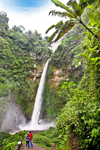 Coban Talun Waterfall near Batu on East Java — Stock Photo, Image