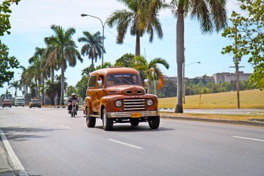 Klasik ford Havana, Küba.