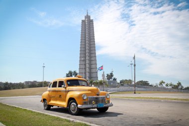 Classic DeSoto in Havana. Cuba. clipart