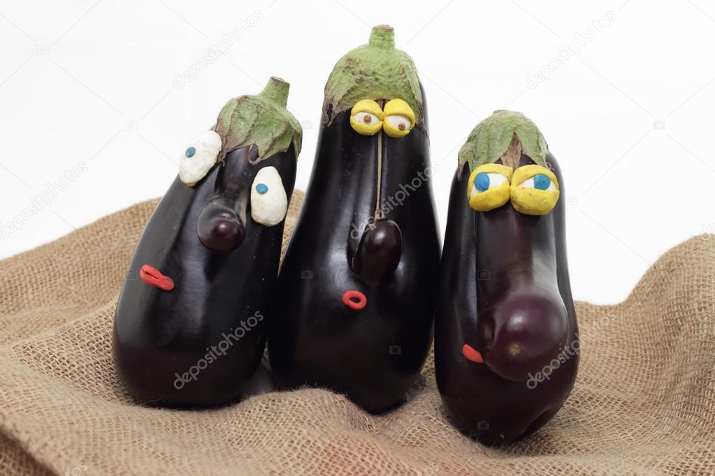 Eggplant trio