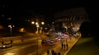 büyük şehrin gece ışıkları