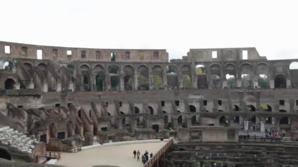 Colosseum in rome — Stockvideo