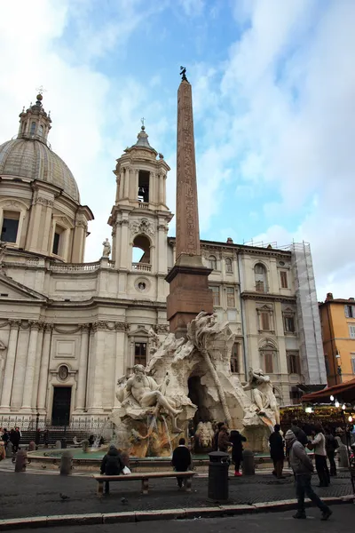 Piazza navona weihnachten — Stockfoto