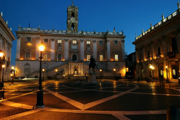 Campidoglio in de nacht — Stockfoto