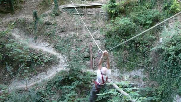 Rope course — Stok video