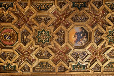 santa maria, trastevere, Roma Barok tavan