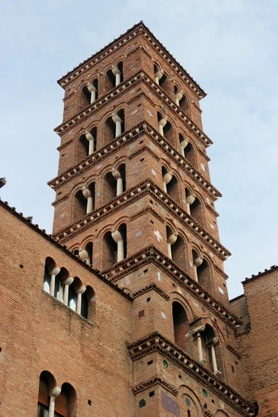 Kerk tower, rome, Italië — Stockfoto