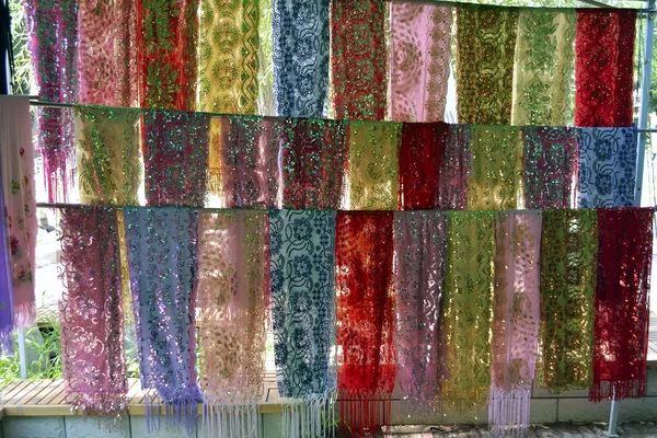 丝绸市场 — 图库照片