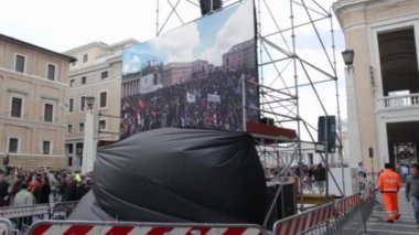 Papa francis açılışı mass - 19 Mart 2013 yılında Roma.