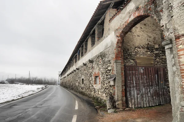 Сельскохозяйственный исторический дом — стоковое фото