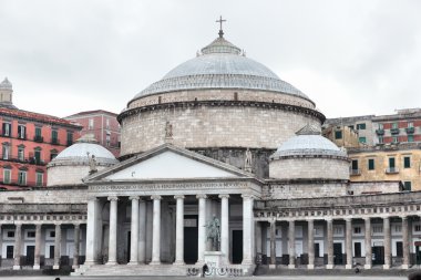 Piazza plebiscito, Napoli, İtalya
