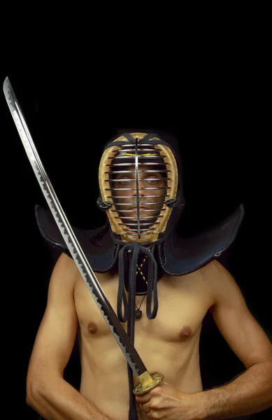 Μαχητής Kendo — Φωτογραφία Αρχείου