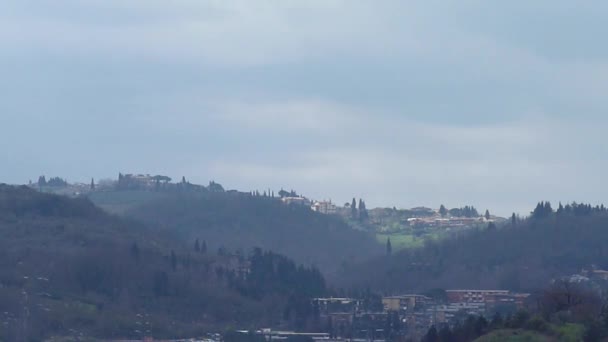 Florenz Landseite zur Frühlingszeit — Stockvideo