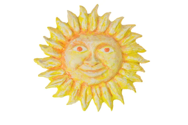 Cartoon papier mache sun — Stock Photo, Image
